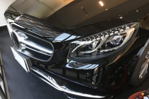 メルセデス AMG S63 パンチングレザーシート破れ補修｜東京 江東区