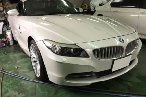 BMW Z4 レザーシート擦れ補修｜東京 世田谷区