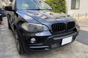 BMW X5 天井 剥がれ 垂れ 張替え｜東京 新宿区