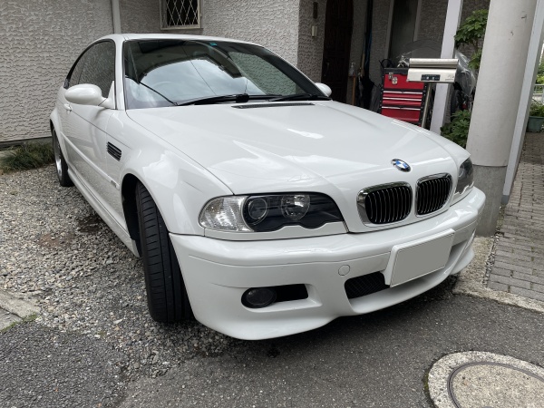 BMW M3 （e46）プラスチックパーツの塗装劣化 補修｜東京 新宿区