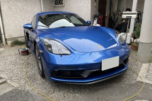 ポルシェ ケイマン GTS (type-718) レザーシート 傷補修｜東京 新宿区