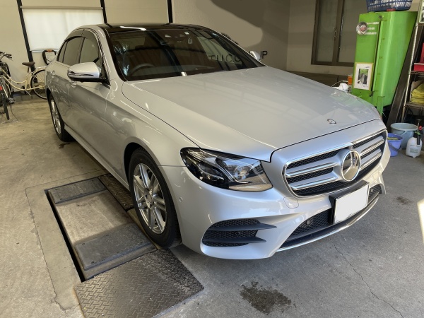 ベンツ E200 レザーシート 傷 補修|東京 江戸川区