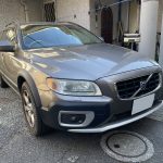 ボルボ XC70 天井  浮き 剥がれ 垂れ下がり 張替え ｜東京 新宿区