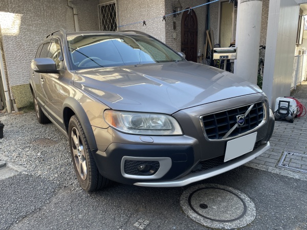 ボルボ XC70 天井 浮き 剥がれ 垂れ下がり 張替え |東京 新宿区