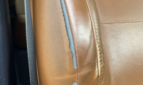 トヨタ クラウン レザーシート 表皮欠損 擦れ 補修｜東京 調布市