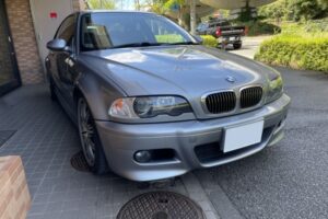 BMW M3 (e46) 天井 浮き 剥がれ 垂れ下がり 張替え｜横浜 神奈川区