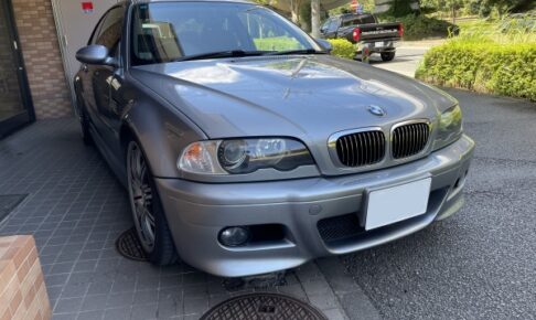BMW M3 (e46) 天井 浮き 剥がれ 垂れ下がり 張替え｜横浜 神奈川区