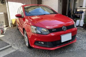 フォルクスワーゲンゴルフ 天井  浮き 剥がれ 垂れ下がり 張替え ｜東京 新宿区