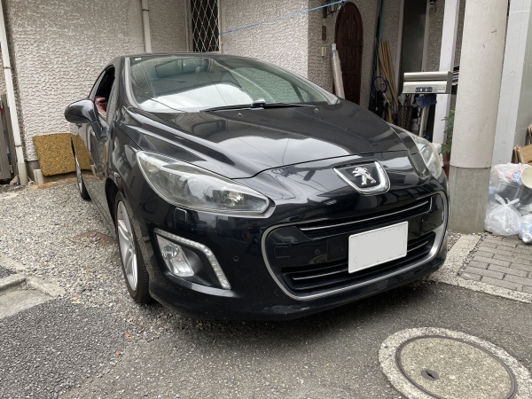 プジョー308CC ドア内張り張替え カラーチェンジ｜東京 新宿区