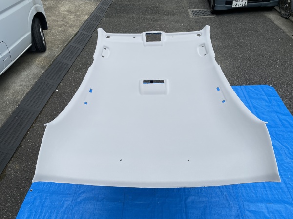 BMW116i 天井張替え  浮き 剥がれ 垂れ下がり｜東京 新宿区