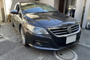 フォルクスワーゲン パサートCC 天井張替え+防音断熱材施工｜東京 新宿区