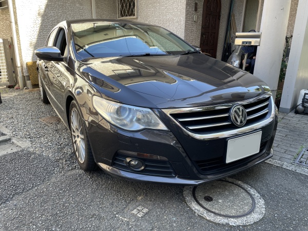 フォルクスワーゲン パサートCC 天井張替え+防音断熱材施工｜東京 新宿区