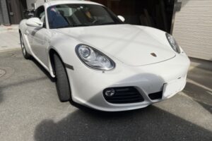 ポルシェケイマン type-987 天井張替え｜東京 大田区