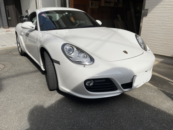 ポルシェケイマン type-987 天井張替え｜東京 大田区